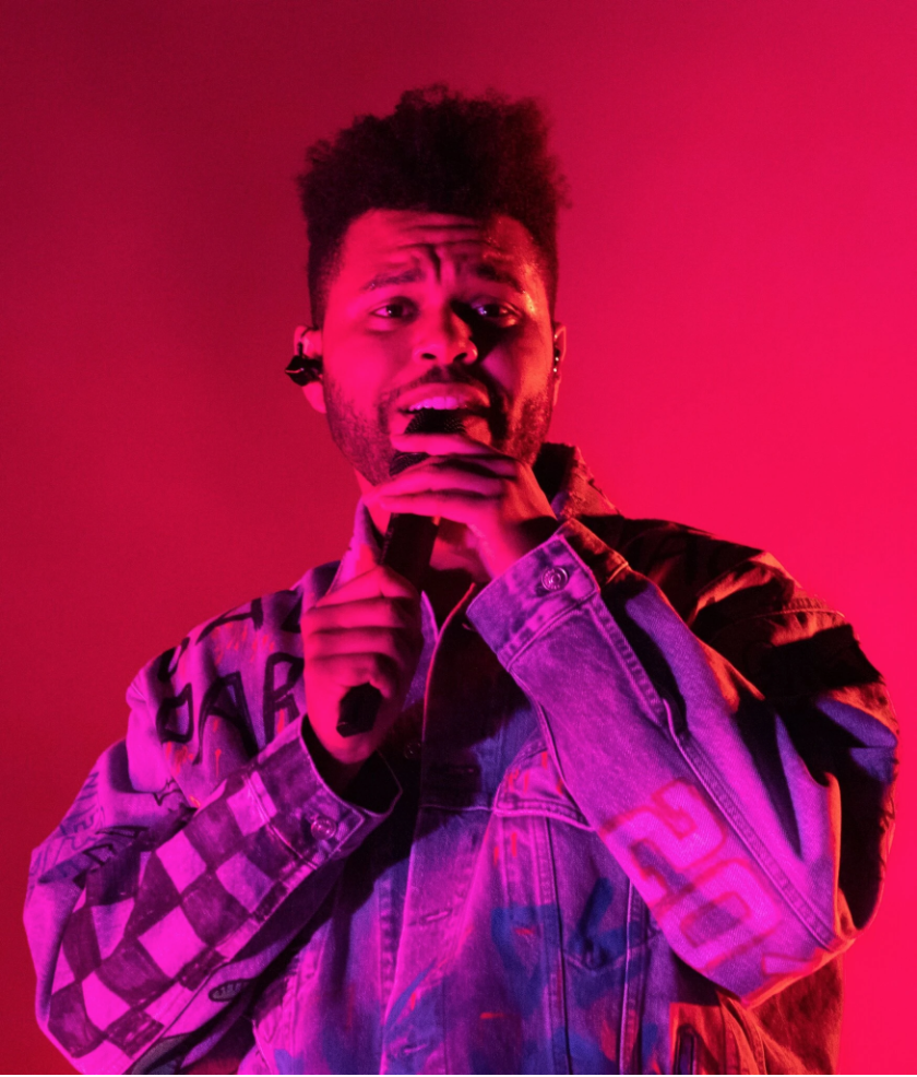 The Weeknd performs at a socially distant Super Bowl halftime show